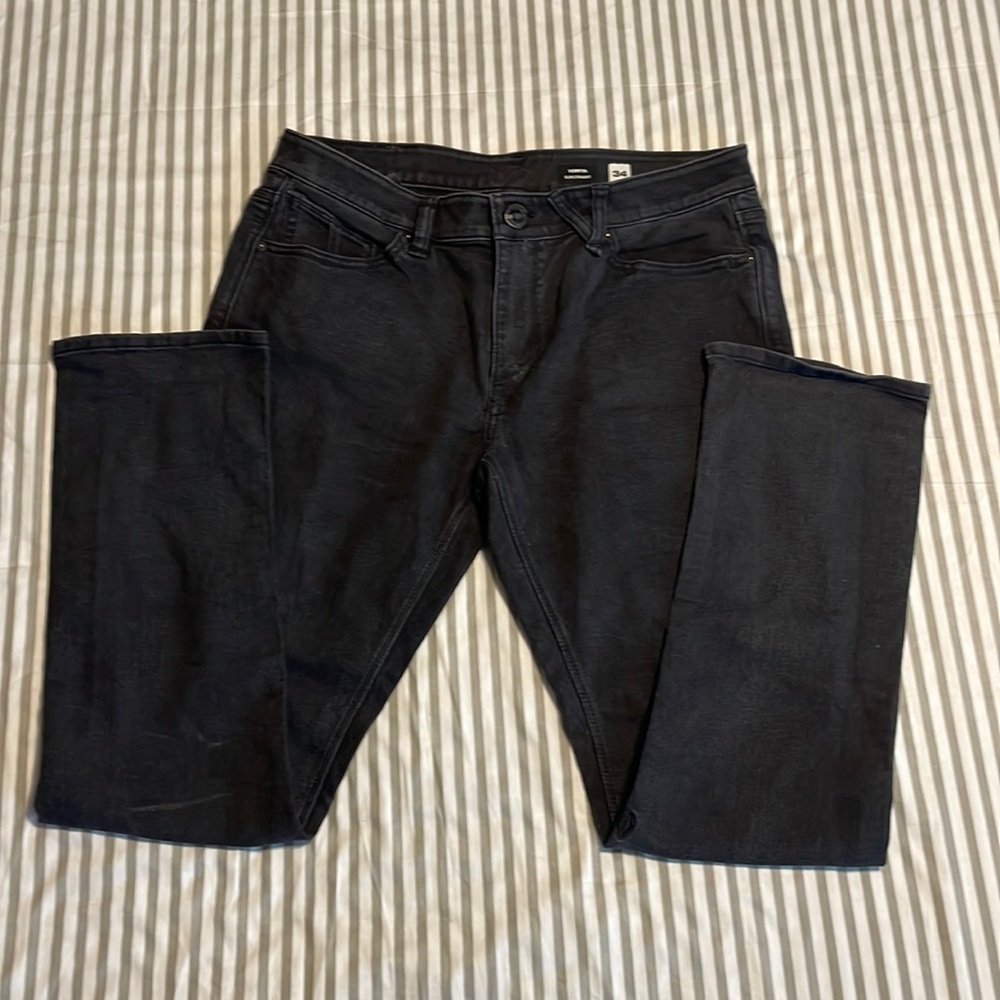 Volcom Vorta Slim Straight Mens jeans black 34 x 31